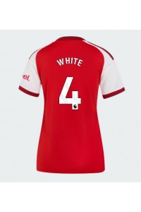 Arsenal Ben White #4 Fotballdrakt Hjemme Klær Dame 2026-27 Korte ermer